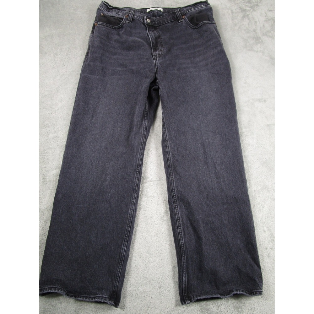 Abercrombie & Fitch High Rise Jeans - Dark Blue